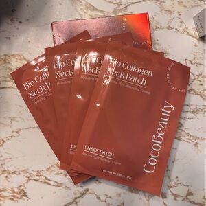 CocoBeauty Bio Collagen Neck Patch - NEW - PACK OF 4